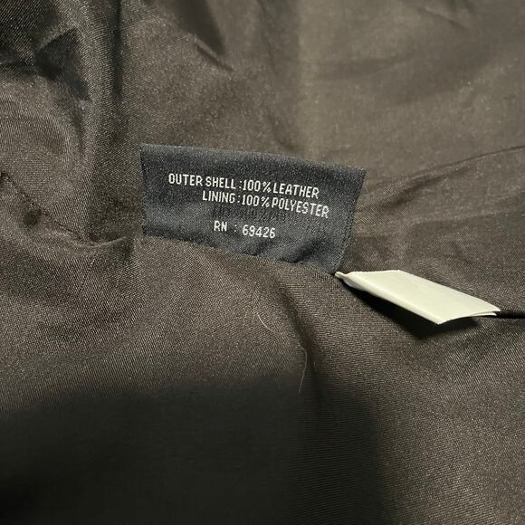 Vintage Wilsons Leather Brown Fitted Jacket Small - Picture 12 of 12